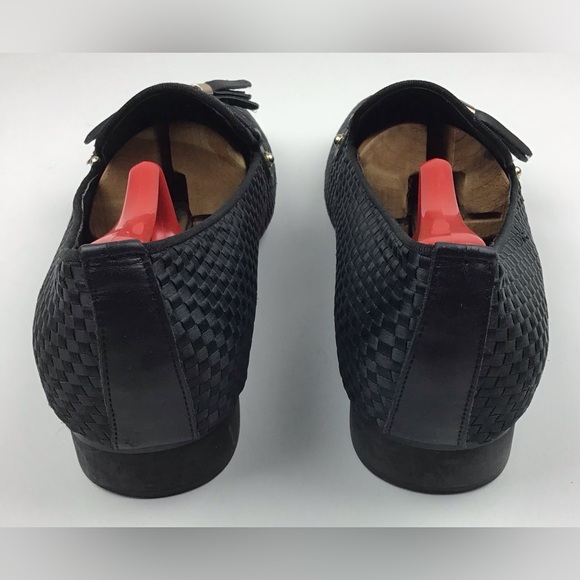Louis Leeman woven tassel loafers men’s 44 black main image 9